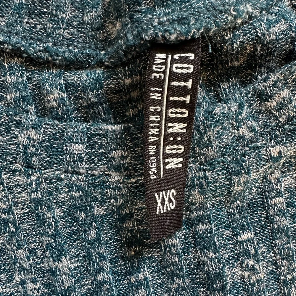 Cotton On marble blue bodycon midi dress size XXS - Picture 3 of 4